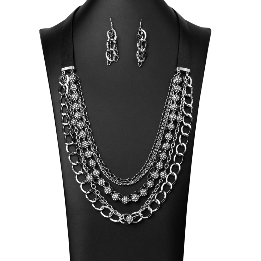 Layered Jeweled Necklace